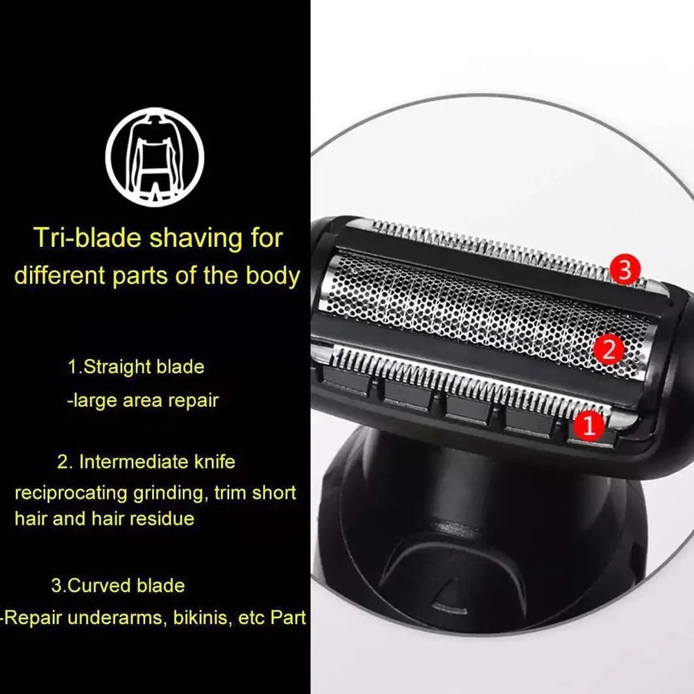 Kemei electric hair clipper with dual power supply and 5W motor for home grooming