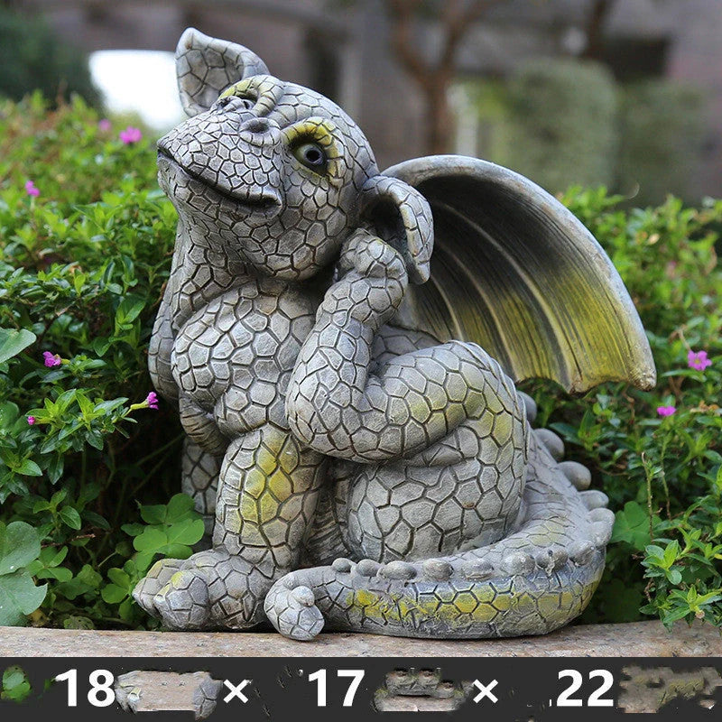 Resin animal garden ornaments in various shapes and sizes for outdoor decoration