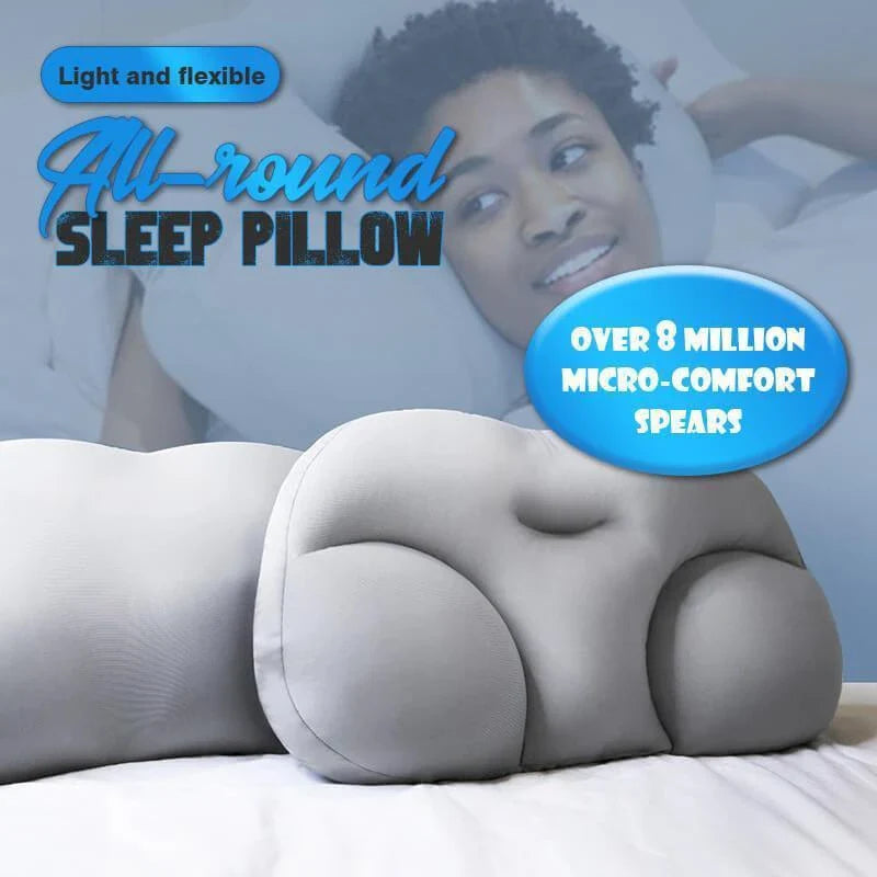 Ergonomic memory foam butterfly pillow for side sleepers, providing neck and shoulder support for a restful night's sleep