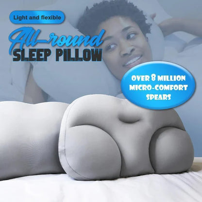 Ergonomic memory foam butterfly pillow for side sleepers, providing neck and shoulder support for a restful night's sleep