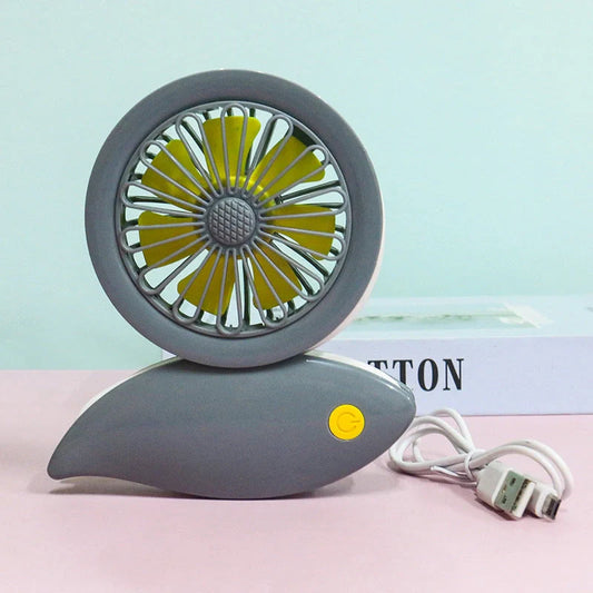 Outdoor Portable Hanging Neck Silent Fan in various colors with adjustable wind speed