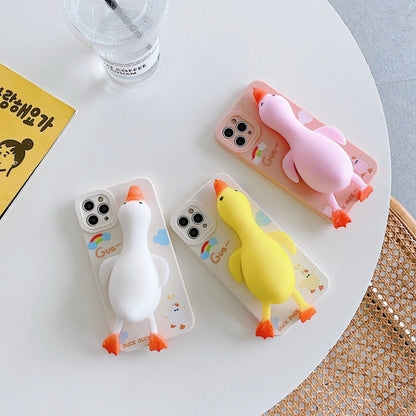 Stylish protective phone case with cartoon-inspired designs, compatible with a variety of iPhone models