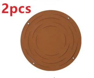 Handwoven leather hanger basket with macrame wall hanging for small plants