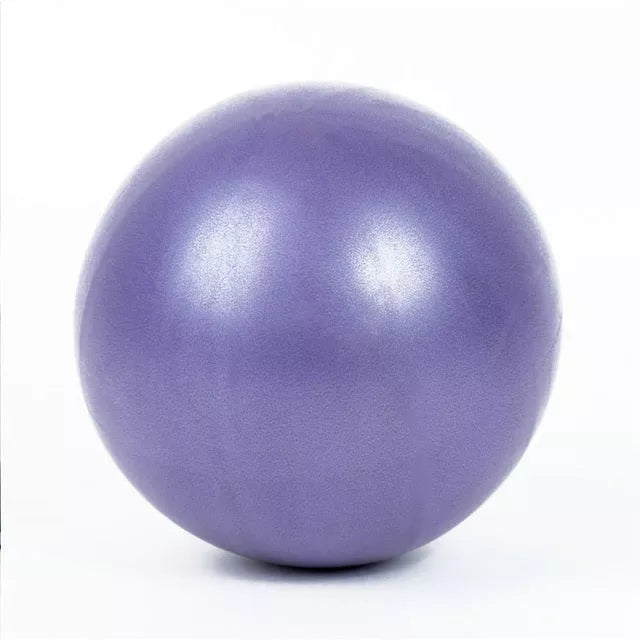 25cm thickened explosion-proof yoga ball in purple, blue, pink, and gray for pregnant women and postpartum recovery