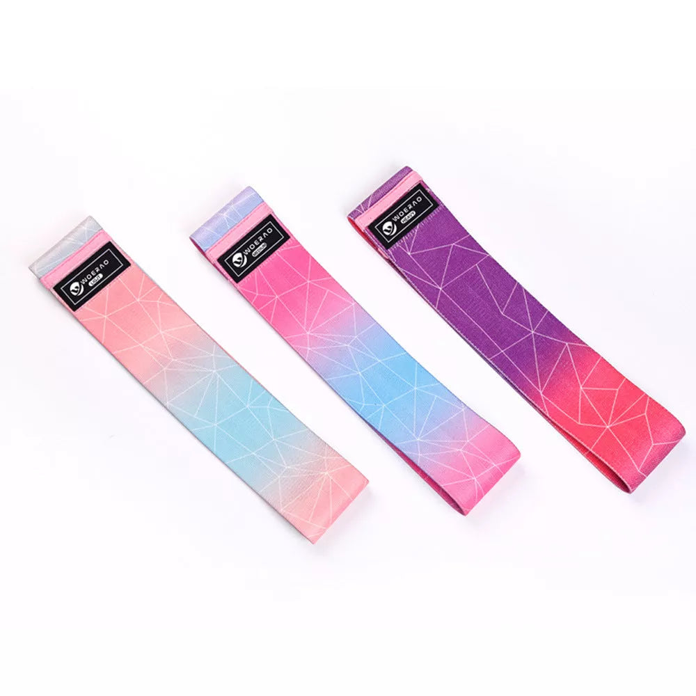 Squat resistance band for yoga and strength training, 74*8CM, PVC material