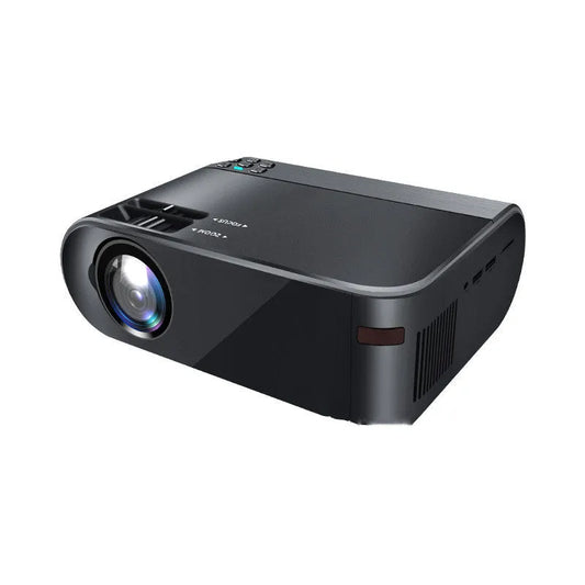 Portable WiFi wireless projector with 8K lens for mobile phone screen mirroring and AI voice control