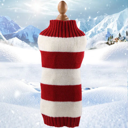 Cashmere twisted rope dog sweater in wool material showing twisted rope detail and colour options