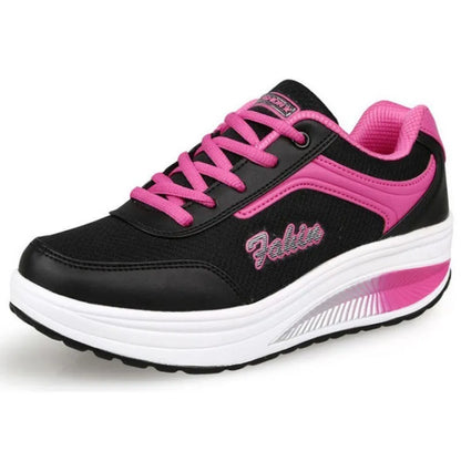 Women's grey powder travel sports shoes with 3-5cm heel and heelless design for spring wear
