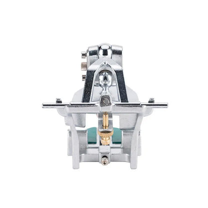 Korean jaw dental articulator with three adjustable settings on a dental model