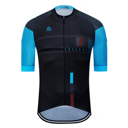 Short sleeve cycling jersey in 100% polyester, available in 17 colour styles and sizes XS to 5XL