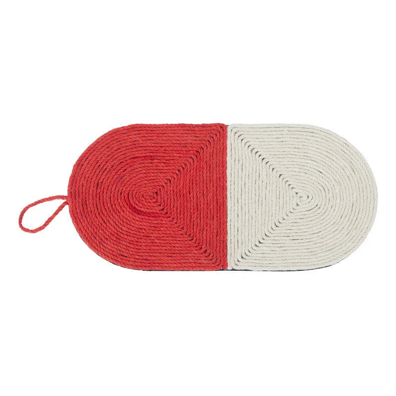 Premium cat scratching pad with durable sisal fabric and cactus-shaped design to protect furniture and satisfy your feline's natural scratching needs