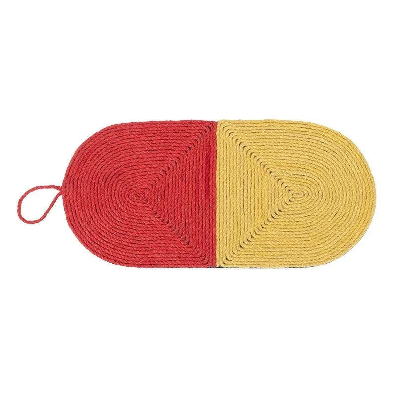 Premium cat scratching pad with durable sisal fabric and cactus-shaped design to protect furniture and satisfy your feline's natural scratching needs