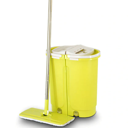Extendable flat plate mop with 125cm reach and multiple cleaning head options in various colours