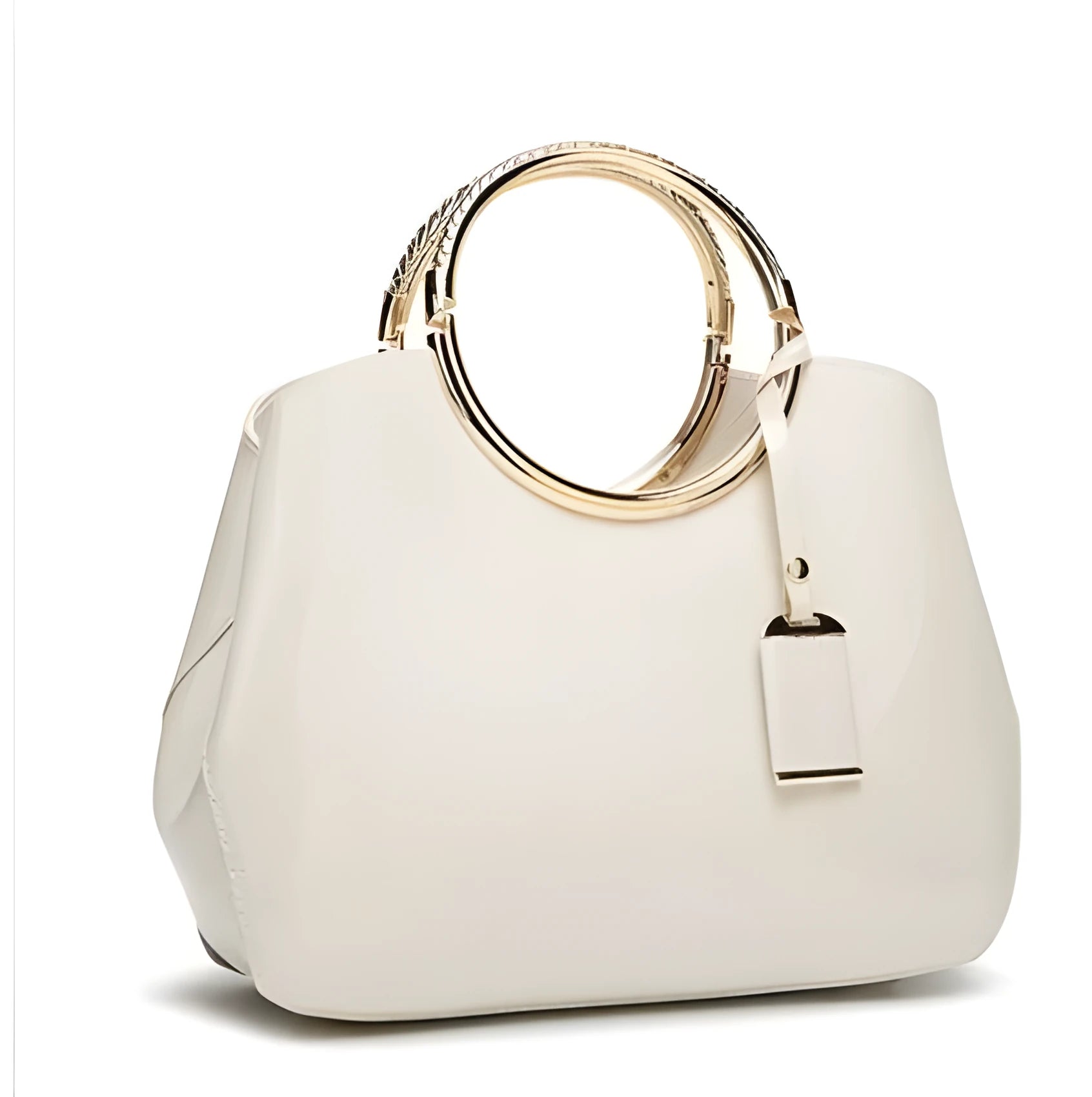 Ladies polyester evening handbag in seven colours with card slots and zipper pocket
