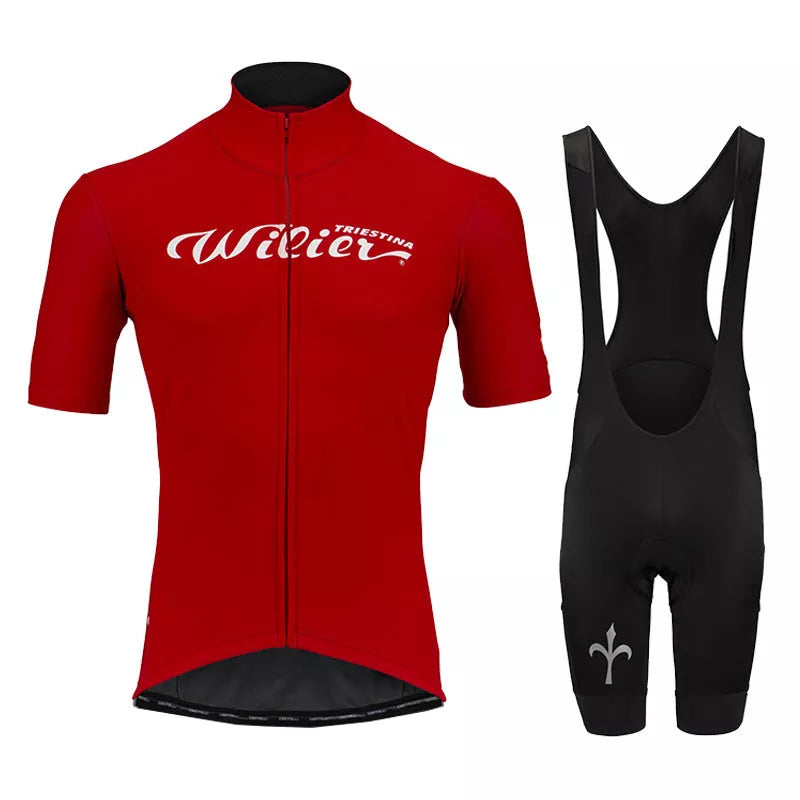 Short-sleeved Bib Cycling Jersey in various colors and sizes