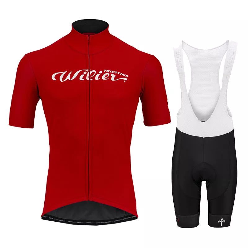 Short-sleeved Bib Cycling Jersey in various colors and sizes