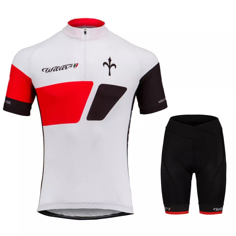 Short-sleeved Bib Cycling Jersey in various colors and sizes