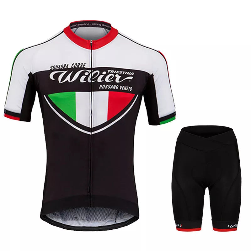 Short-sleeved Bib Cycling Jersey in various colors and sizes