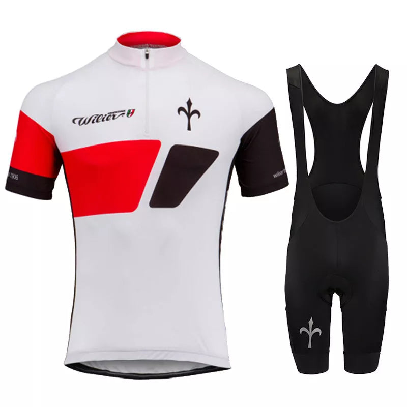 Short-sleeved Bib Cycling Jersey in various colors and sizes