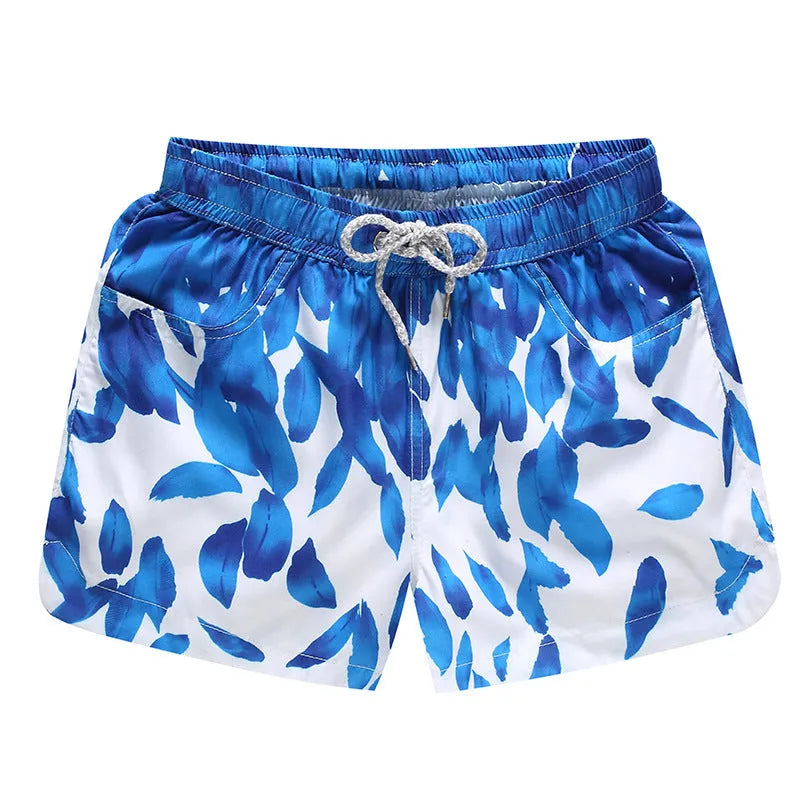 Mens quick dry swim trunks with mesh lining, thin section, available in multiple colours and patterns, Asian sizes M-4XL.