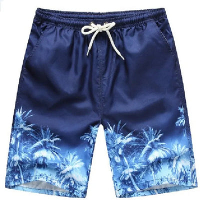 Mens quick dry swim trunks with mesh lining, thin section, available in multiple colours and patterns, Asian sizes M-4XL.