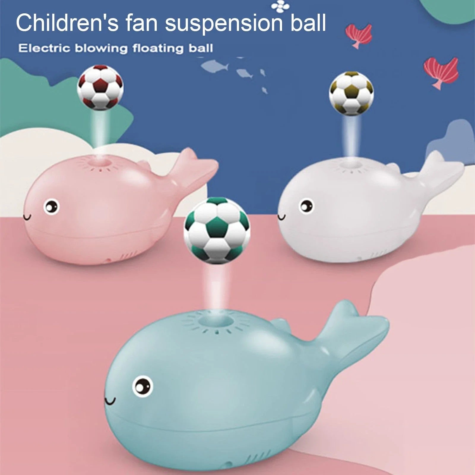 Rechargeable Floating Ball Desk Fan with Levitating Ball Display and Compact Design
