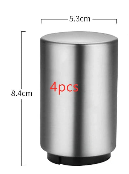 Stainless steel automatic beer bottle opener with one-hand operation