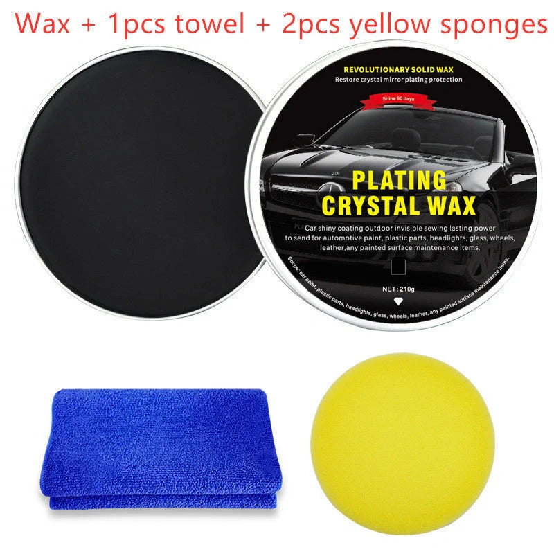 A high-quality car wax that provides a long-lasting, crystal-clear shine and protection for your vehicle's paint.