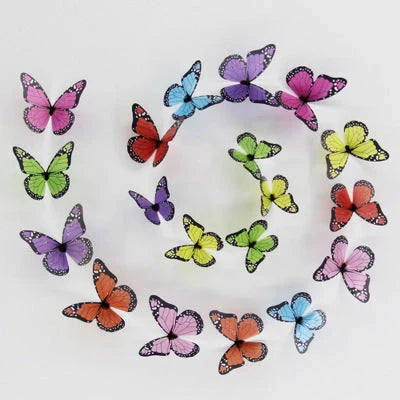 3D butterfly wall sticker with waterproof PVC material for durable home decor