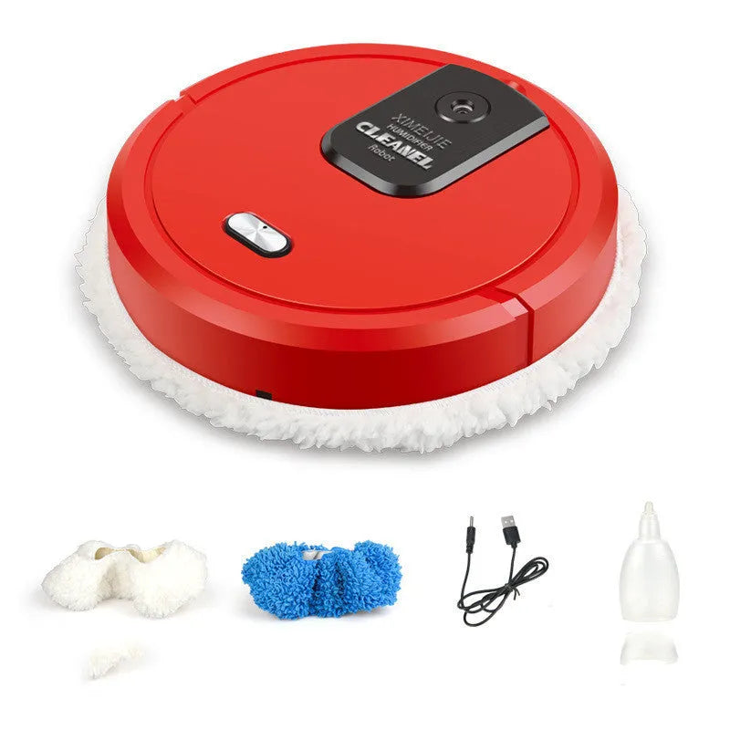 Automatic spray sweeping and mopping robot cleaner for home floors