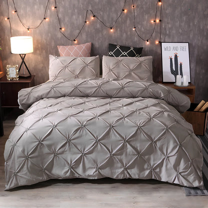 Craft Home Textiles polyester duvet cover with fern pattern in eight colour options across seven size variations