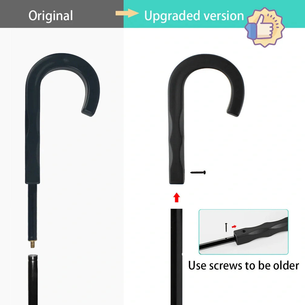 Transparent dog umbrella with stainless steel chain attached to harness for rainy walks