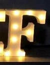 Luminous LED Letter Number Night Light with remote control for weddings and parties
