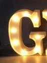 Luminous LED Letter Number Night Light with remote control for weddings and parties