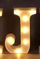 Luminous LED Letter Number Night Light with remote control for weddings and parties