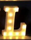 Luminous LED Letter Number Night Light with remote control for weddings and parties