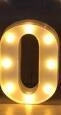 Luminous LED Letter Number Night Light with remote control for weddings and parties