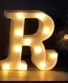 Luminous LED Letter Number Night Light with remote control for weddings and parties