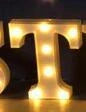 Luminous LED Letter Number Night Light with remote control for weddings and parties