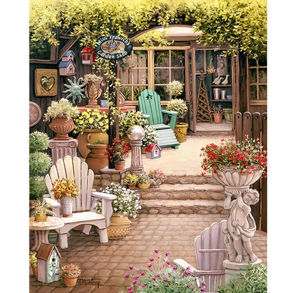 Modern landscape acrylic painting on 50x65cm linen canvas for home wall decor