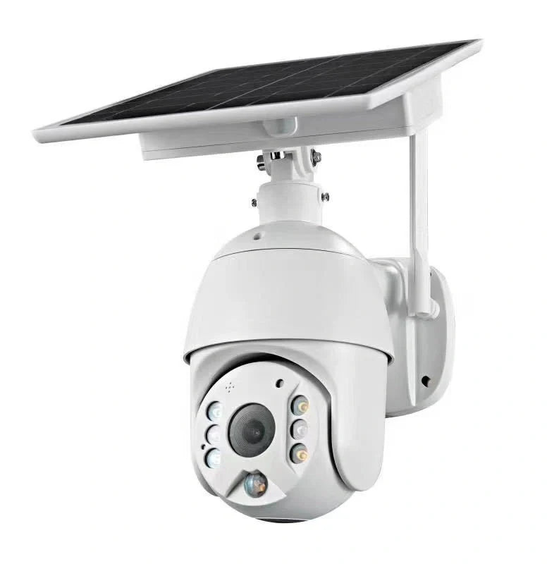 4G LTE Smart Home Security Camera with solar panel and 1080P resolution