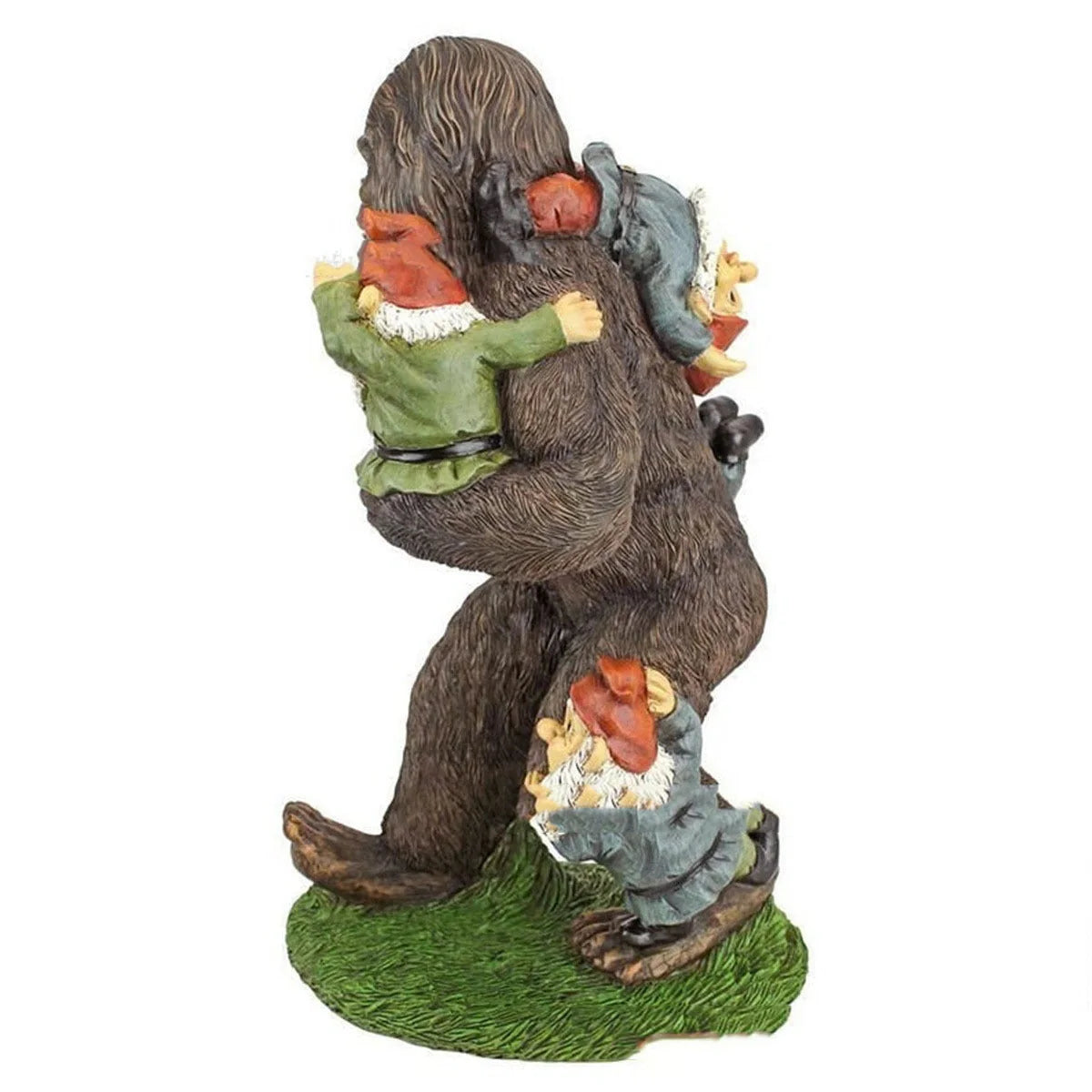 Gorilla Resin Crafts Garden Statue with cartoon orangutan design