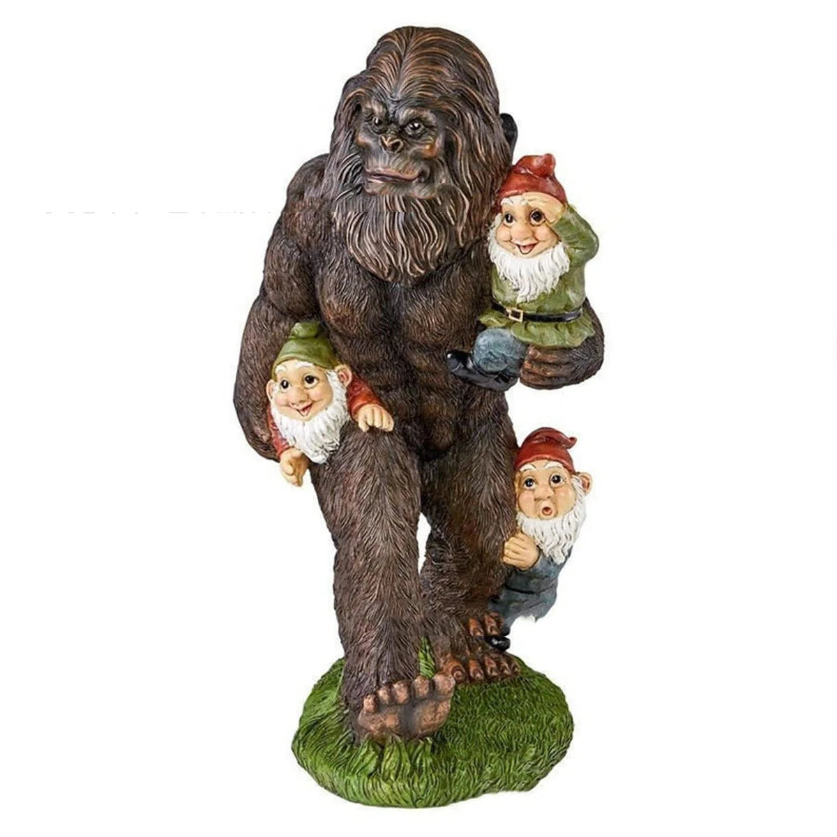 Gorilla Resin Crafts Garden Statue with cartoon orangutan design