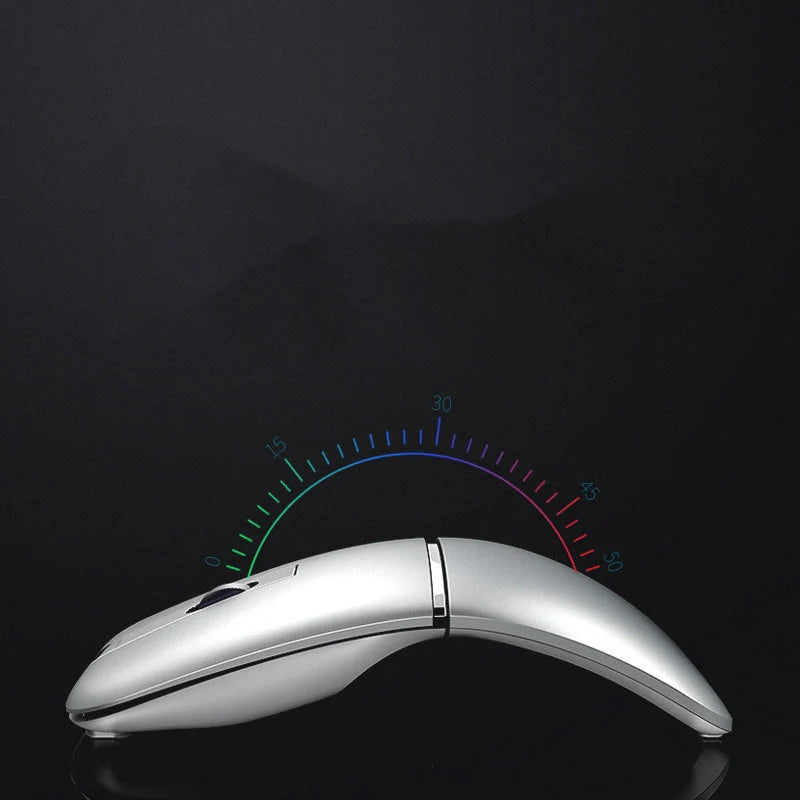 Dual-mode Bluetooth wireless mouse with folding design in various colors