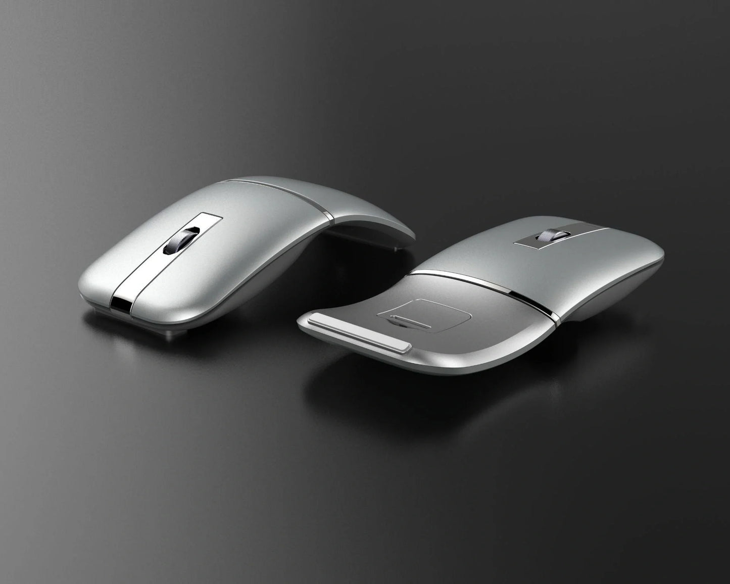 Dual-mode Bluetooth wireless mouse with folding design in various colors