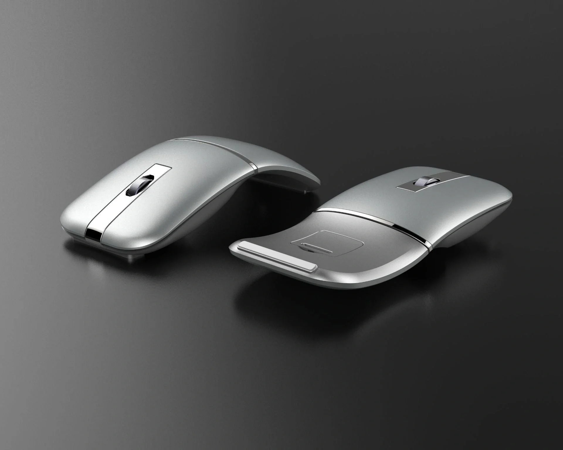 Dual-mode Bluetooth wireless mouse with folding design in various colors