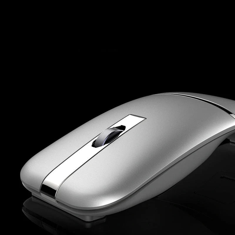 Dual-mode Bluetooth wireless mouse with folding design in various colors