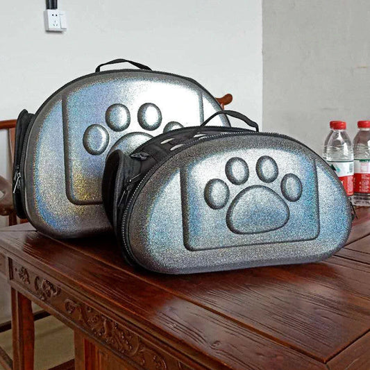 Versatile pet carrier bag made with innovative EVA materials, offering superior softness, strength, and shock-absorption for your furry friend's comfort and safety.