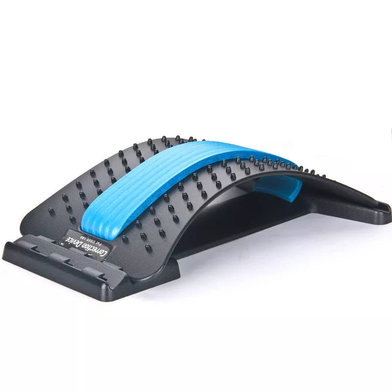 Adjustable Lumbar Corrector with 20 massage points in black, purple, or green