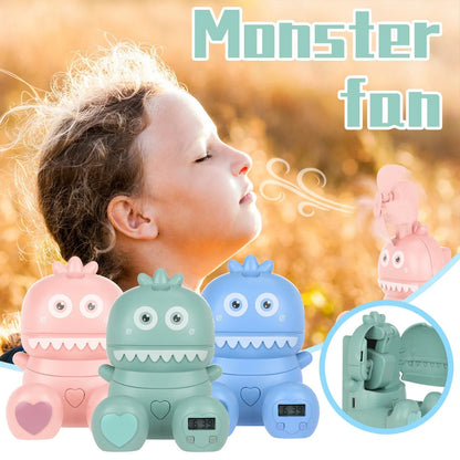 Portable USB-Powered Cooling Fan with Colorful Lights for Home and Office